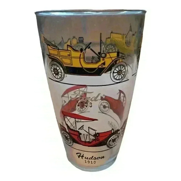 Vintage Hazel Atlas Cocktail Drink Shaker Mixer  Antique Car Design - Picture 6 of 7